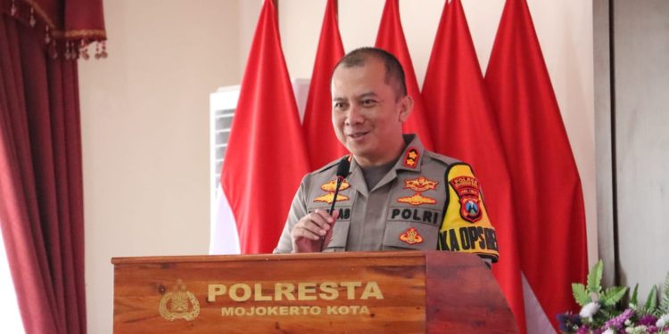 Berkolaborasi Bersama Forkopimda, Polresta Mojokerto Gelar Deklarasi Pemilu Damai 2024