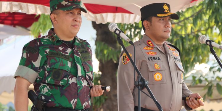 Jelang Pemilu 2024, Polres Kendal Gelar Apel Pasukan Operasi Mantap Brata Candi 2023/2024