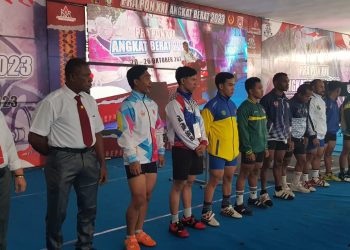 Muhammad Fahri Rahman Tampil di Ajang Kompetisi Angkat Berat Di Bandar Lampung.