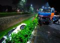 Kabid Humas Polda Jabar : Hilang Kendali Satu Mobil Masuk Kedalam Sebuah Saluran Air di Cileungsi Bogor