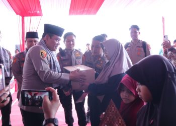 #Bahagianya Warga Ciamis dapat Bantuan Sumur Bor dan Paket Sembako dari Operasi NCS Polri