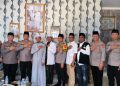 Disambangi Tiga Jenderal Ops NCS, ketua Ponpes Daarul Falah Ciamis Dukung Polri Wujudkan Pemilu Damai