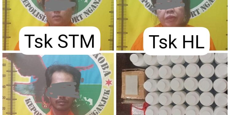 Polres Nganjuk Bongkar Sindikat Pengedar Pil Koplo, Ribuan butir Diamankan
