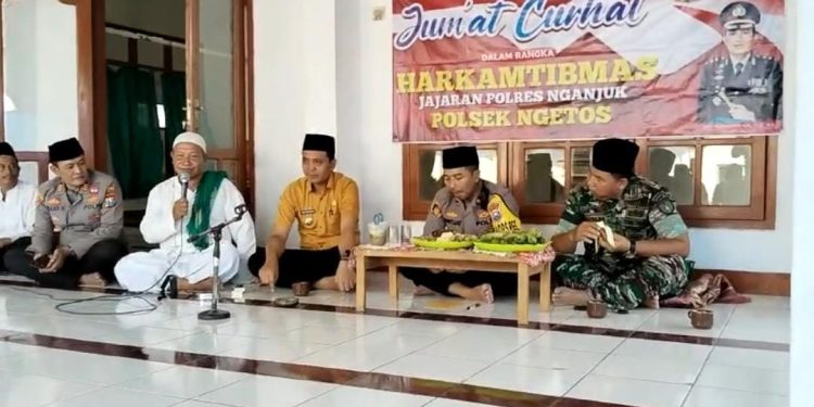 Jumat Curhat, Polres Nganjuk Minta Waspadai Bencana Karhutlah
