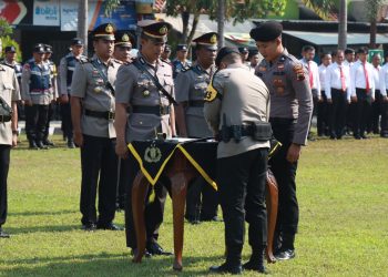 Kapolres Batang AKBP Saufi Salamun Pimpin Sertijab