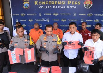 Polres Blitar Kota Ungkap Kasus Curanmor Spesialis Perkantoran