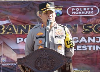 Polres Nganjuk dan Pengurus Bhayangkari Cabang Nganjuk Kirim Dua Truk Bantuan Sosial Peduli Palestina