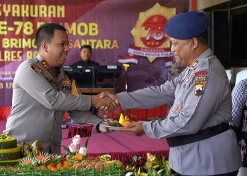 Tasyakuran HUT ke-78 Brimob, Kapolres Batang Minta Semangat Melayani Masyarakat