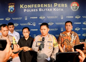 Polres Blitar Kota Ungkap Kronologi Pembunuhan Dalam Kasus Penemuan  kerangka manusa di Ponggok