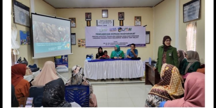 Dosen Agribisnis FP.UMI Turun Desa Gelar Penyuluhan Pada Kelompok Wanita Tani Melati.