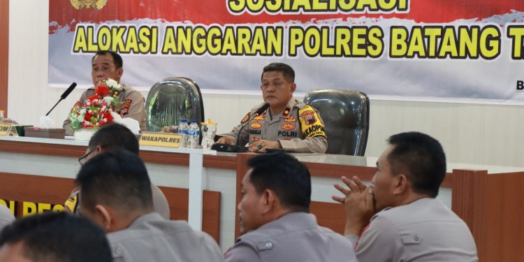 Polres Batang Sosialisasikan DIPA 2024 untuk Keterbukaan Publik
