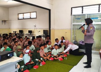 Cegah Bullying di Sekolah Polres Kediri Kota Blusukan ke Sekolah