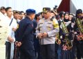 Polres Blitar Kota Terjunkan Ratusan Personil Amankan Kunjungan Presiden ke-5 RI ke Makam Bung Karno