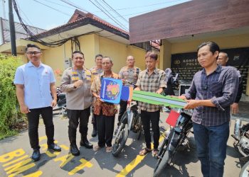 Tak Percuma Lapor Polisi, Polres Ngawi Berhasil Temukan dan Kembalikan Motor Korban Pencurian Kepada Pemiliknya.