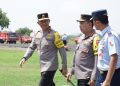 Kapolda Jatim Sambut Kedatangan Menko PMK dan Kapolri Gencarkan Penanaman 10 Juta Pohon