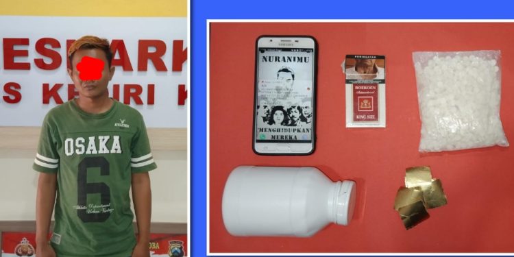 Polisi Berhasil Ringkus Dua Pengedar Pil Koplo di Kota Kediri