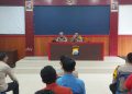 Kasubsi PID Humas Polres Gowa dan Ka SPKT Polres Gowa berikan Arahan Kepada Kanit dan BA SPKT Polres Gowa.