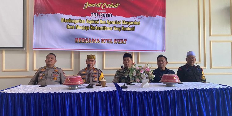 *Polda Sulsel Gelar Jumat Curhat Dengan Komunitas Dakwah di Sungguminasa Gowa*