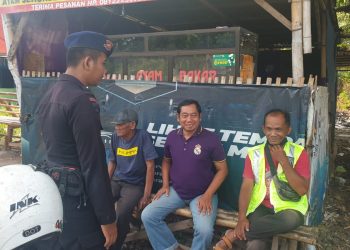 SAT BRIMOB POLDA  JABAR CEGAH AKSI KRIMINALITAS GENG MOTOR DENGAN PATROLI HARKAMTIBMAS