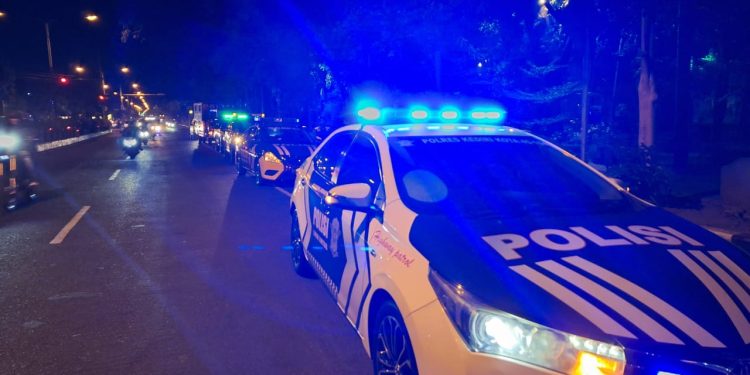 Polres Kediri Kota Gelar Patroli Gabungan Skala Besar Bersama TNI dan Satpol PP
