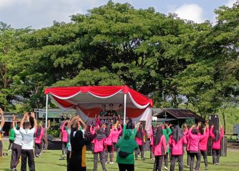 Perkuat Sinergitas TNI-Polri Gelar Olahraga Bersama