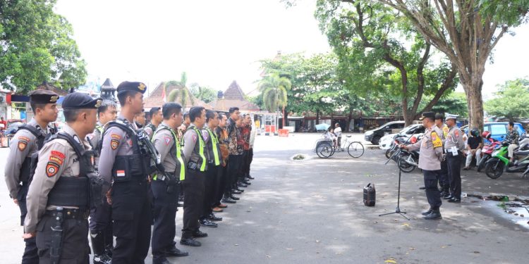 Siap Amankan Pemilu 2024, Polres Blitar Kota Gelar Pelatihan Pengamanan Capres-Cawapres