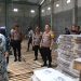 Pastikan Logistik Pemilu 2024  Aman, Kapolres Kediri Kota Cek Gudang KPU