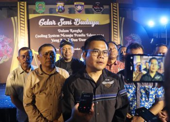 Buka Acara Gelar Seni Budaya, Kapolres Trenggalek Ajak Masyarakat Sukseskan Pemilu Damai