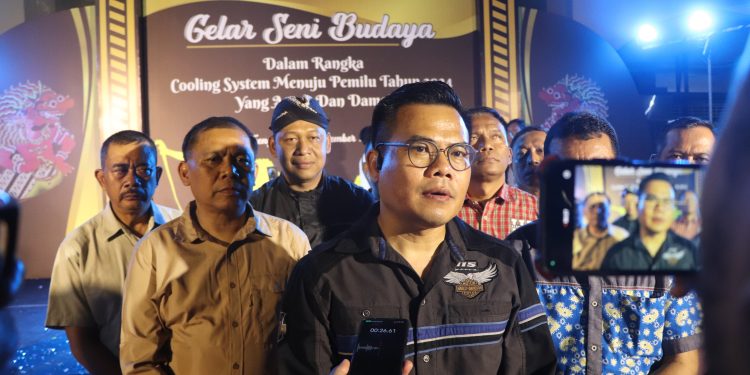 Buka Acara Gelar Seni Budaya, Kapolres Trenggalek Ajak Masyarakat Sukseskan Pemilu Damai