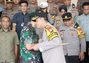 Kunjungan Silaturahmi Kapolres Gowa dan Wakapolres Gowa Ke Divisi 3/Kostrad Pakkatto