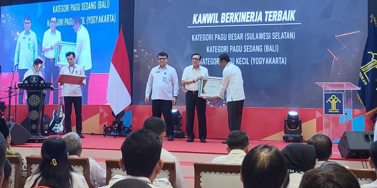 Kanwil Kemenkumham Sulsel Terima Penghargaan Terbaik Pertama Berkinerja Terbaik Tahun 2023