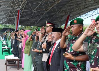 Kapolres Gowa Hadiri Puncak Peringatan Hari Juang TNI AD ke-78 di Lapangan Karebosi Makassar