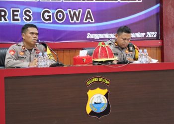 Polres Gowa Gelar Rapat Koordinasi Lintas Sektoral Pengamanan Nataru