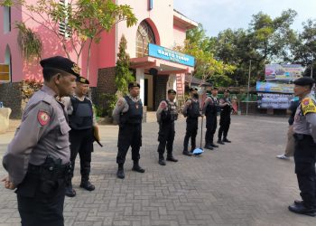 Jelang Perayaan Natal, Polres Blitar Kota Lakukan Sterilisasi Gereja