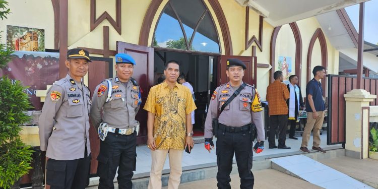 Polres Gowa, Siap Amankan Ibadah Perayaan Natal Tahun 2023 diwilayah Kabupaten Gowa.