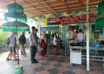 Libur Natal dan Tahun Baru, Kapolsek Somba Opu Lakukan Monitoring di Tempat Wisata.
