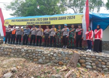 Kapolres Bulukumba Kunjungi Pos Pengamanan Di Bira, Cek Kesiapan Personel