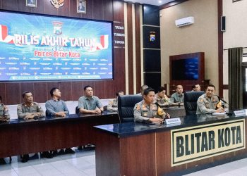 Polres Blitar Kota Gelar Release Akhir Tahun 2023