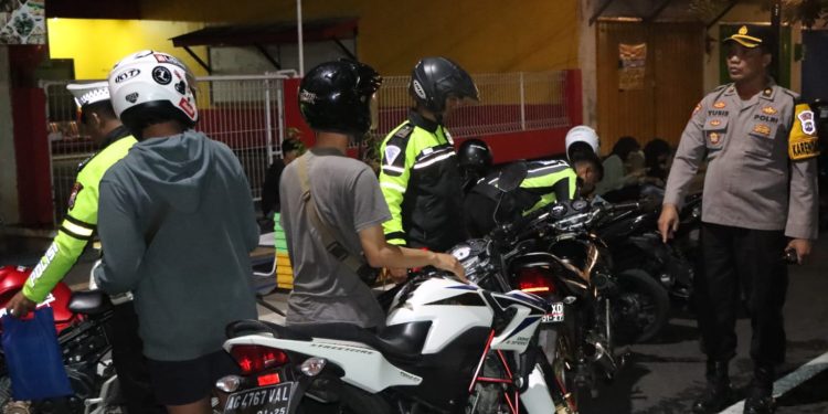 Polres Nganjuk Lakukan Patroli Serentak Jelang Malam Pergantian Tahun 2023