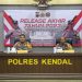 Polres Kendal Gelar Release Akhir Tahun Ungkap Capaian 85,1% Penyelesaian Perkara Sepanjang Tahun 2023