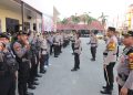 Kapolres Gowa Pimpin Apel Kesiapan Pengamanan Malam Pergantian Tahun Baru 2024