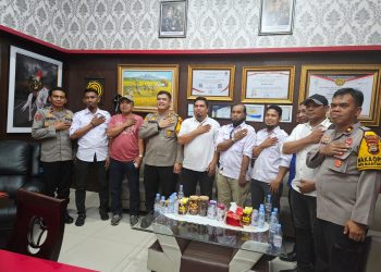 Kapolres Gowa Terima Kunjungan Silaturahmi Dari PWI Kabuapten Gowa