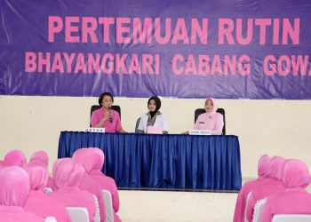Siedokkes Polres Gowa Menggelar Sosialisasi Pencegahan Kanker Payudara