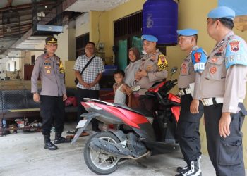 Propam Polres Kendal Gelar Penertiban Knalpot Brong Di Lingkungan Rumah Dinas Polres Kendal