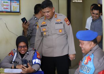 Kapolres Gowa Lakukan Tracking Kesehatan Personel dan Bhayangkari di Polsek/Polsubsektor Jajaran
