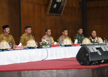 Kapolres Gowa Dampingi Kapolda Sulsel Gelar Acara Tatap Muka dengan Pemerintah Kabupaten Gowa