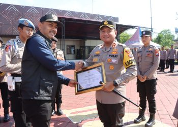 Sukses Atasi  Konflik Antar Perguruan Silat, Bupati Beri Penghargaan Polres Ngawi