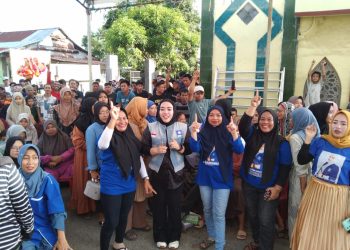 CALEG DPRD PARTAI PAN NO URUT. I. HJ. NURLENNI KAHAR SIBALI, KEMBALI MENYAPA WARGAX DI 4. TITIK DIWILAYAH DAPIL IV. KAB. TAKALAR.