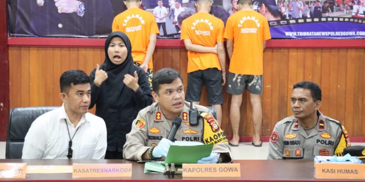 Pesan Dimedsos dan Jual Kembali, Seorang Pria di Gowa Kuasai Sabu 200 Gram Diamankan Petugas