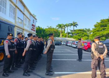 Polres Nganjuk Intensifkan Patroli Skala Besar Antisipasi Gangguan Saat Libur Panjang
